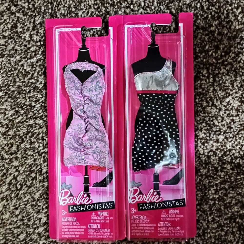 Barbie Fashionistas Fashion Packs – Lot of 2 (2011, New/Sealed)